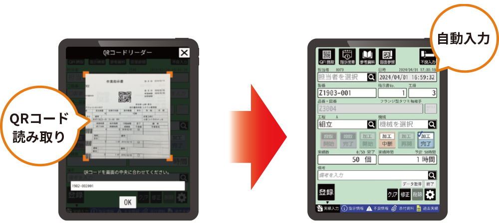 iPad 実績収集オプション