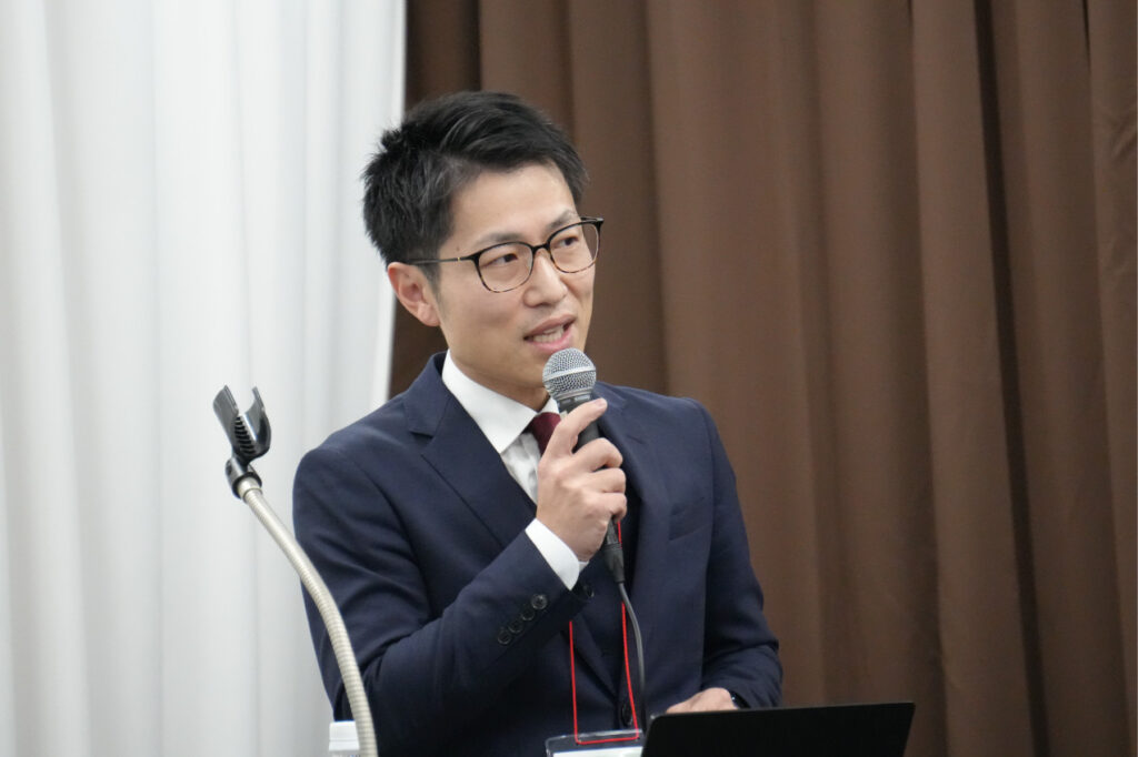 吉田機工様登壇の様子