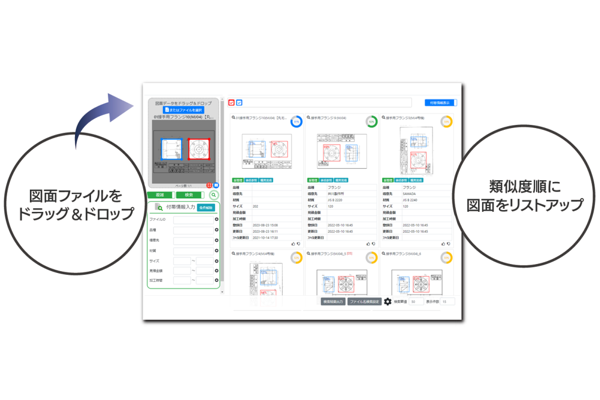 簡単な操作で検索できます