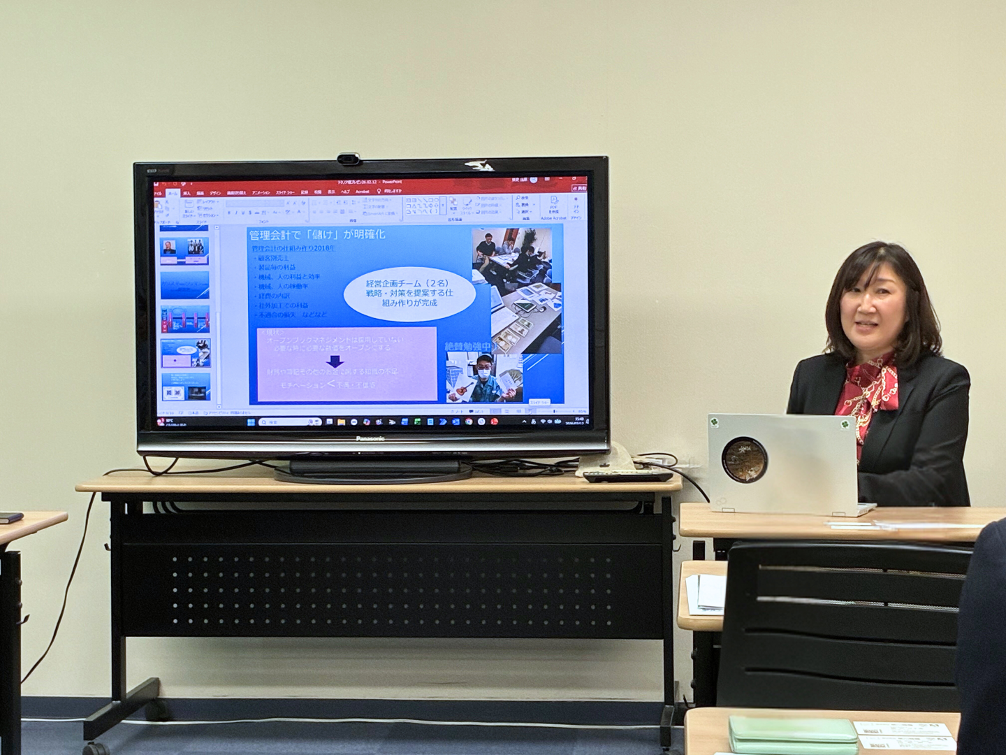 草川精機様見学会の様子1